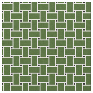 Tela Diseño de la cesta de tejido verde forestal