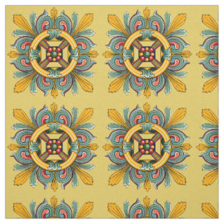 Tela Diseño de mosaico de alta velocidad victoriano