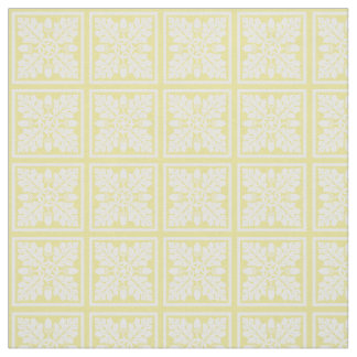 Tela Diseño de mosaico de hojas y maíz para suckle de m