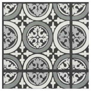 Tela Diseño de mosaico renacentista decorativo