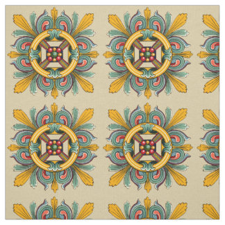 Tela Diseño de mosaico victoriano de Beeswax