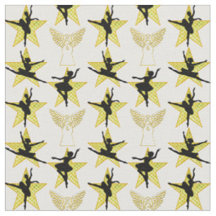 TELA DISEÑO DE NAVIDADES GORGEOUS GOLD DANCER