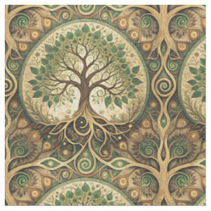 Tela Diseño de patrón artístico espiritual mandala del 