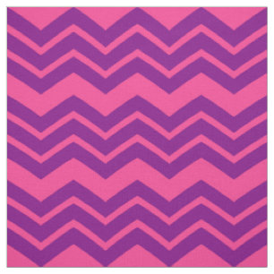 Tela Diseño de patrón de Chevron en rosa y púrpura