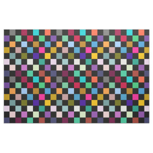 Tela Diseño de Patrón de Cuadros de Colores Suaves