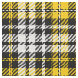 Tela Diseño de patrón de cuadros escoceses de amarillo 