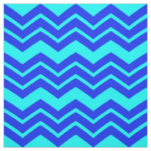 Tela Diseño de patrón de zag azul Zig Chevron