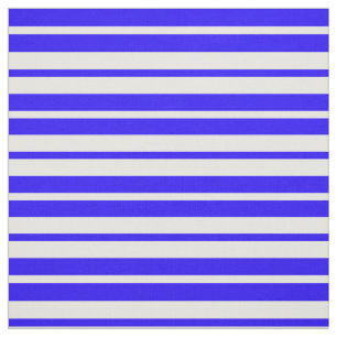 Tela Diseño de patrones de franjas blancas azules