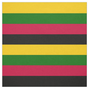 Tela Diseño de patrones de franjas de colores africanos