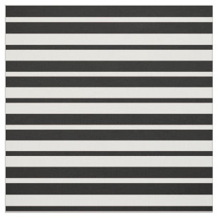 Tela Diseño de patrones de rayas blancas en negro