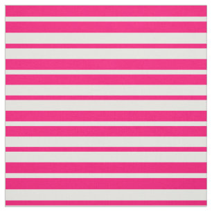 Tela Diseño de patrones de rayas blancas rosadas