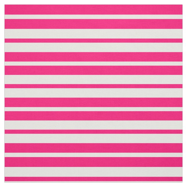 Tela Diseño de patrones de rayas blancas rosadas (Retal)