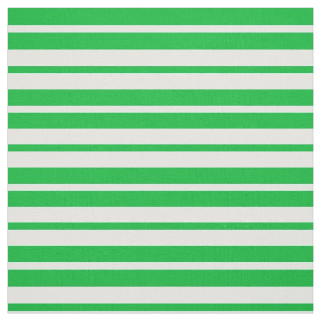 Tela Diseño de patrones de rayas blancas verdes (Retal)