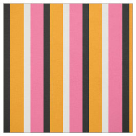 Tela Diseño de patrones de rayas Naranjas rosas