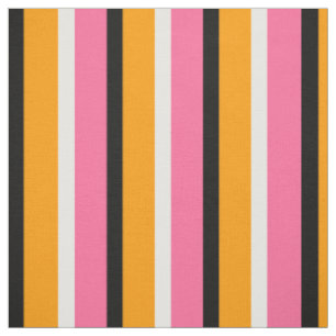 Tela Diseño de patrones de rayas Naranjas rosas