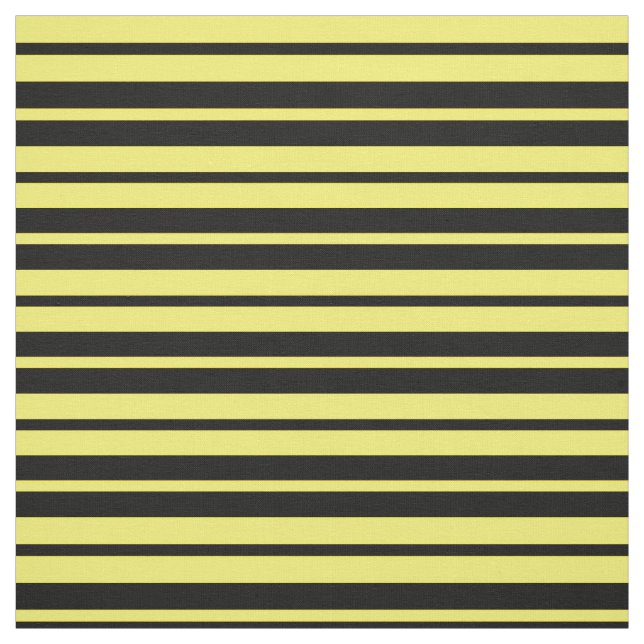 Tela Diseño de patrones de rayas negras amarillas (Retal)