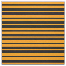 Tela Diseño de patrones de rayas negras de naranja