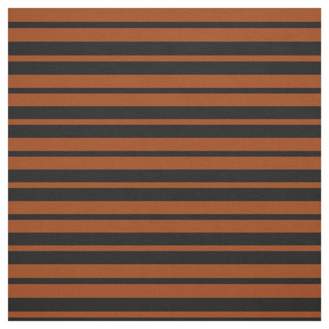 Tela Diseño de patrones de rayas negras marrones (Retal)
