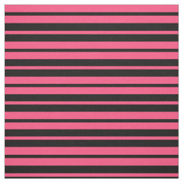 Tela Diseño de patrones de rayas negras rosadas