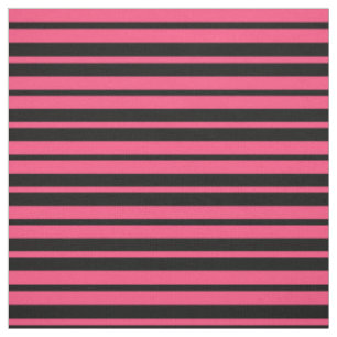 Tela Diseño de patrones de rayas negras rosadas