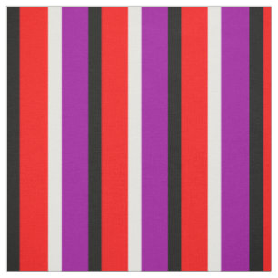 Tela Diseño de patrones de rayas púrpuras rojas