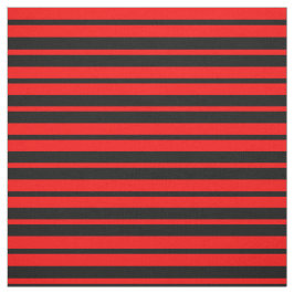 Tela Diseño de patrones de rayas rojas negras