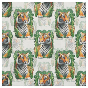 Tela Diseño de patrones de tigre