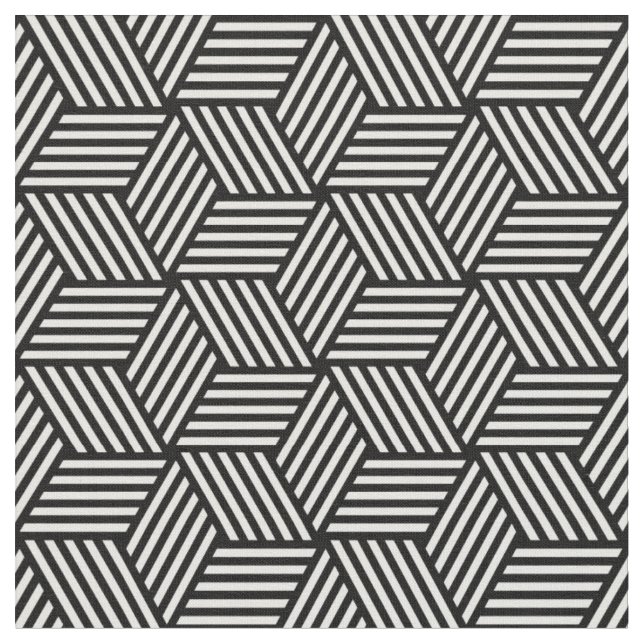 Tela Diseño de patrones geométricos (De cerca)