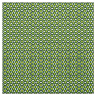 Tela Diseño de pétalos retro - Sombra verde