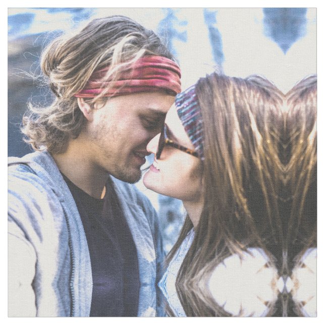 Tela Diseño de plantilla de fotografía personalizado (De cerca)