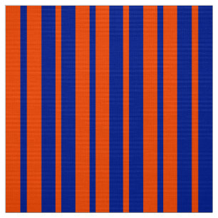 Tela Diseño de rayas de estilo azul naranja