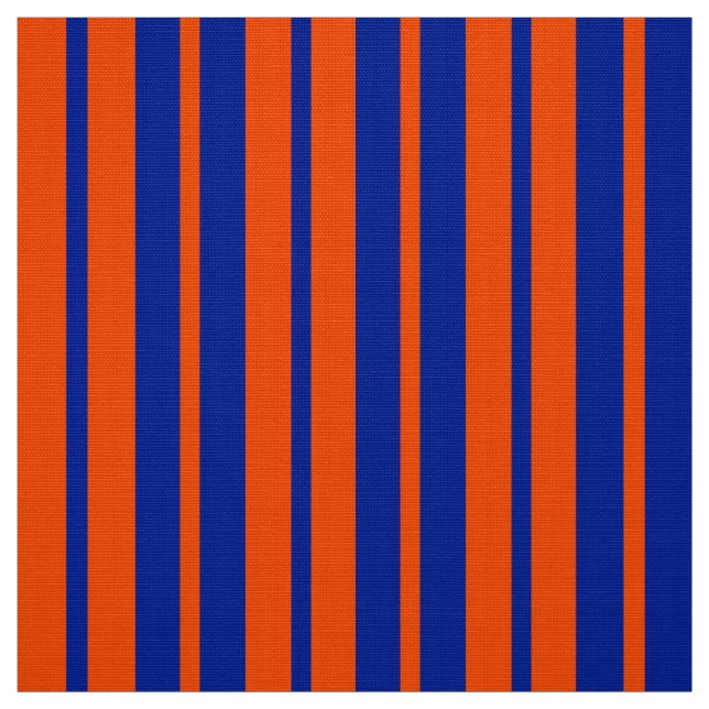 Tela Diseño de rayas de estilo azul naranja (Retal)