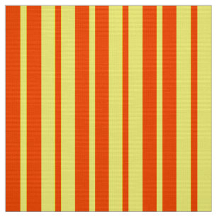 Tela Diseño de rayas estilizadas de color amarillo nara
