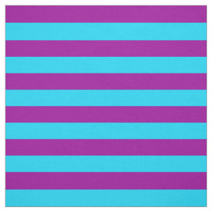 Tela Diseño de rayas moradas azules