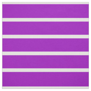Tela Diseño de rayas moradas y blancas
