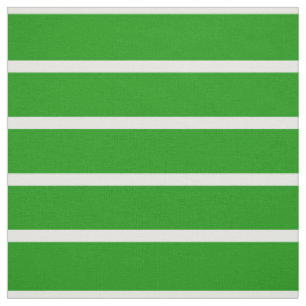 Tela Diseño de rayas verdes y blancas