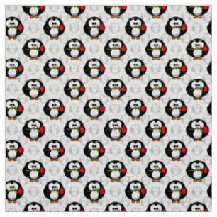 Tela Diseño decorativo del patrón pingüino