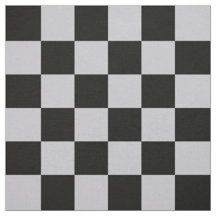 Tela Diseño del patrón Ash Gray Gray Checker