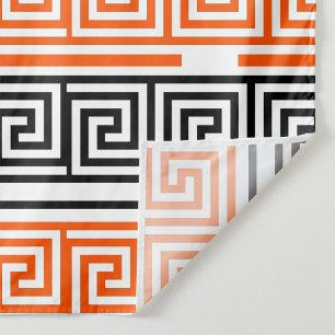 Tela Diseño del patrón de diseño de la llave griega bla