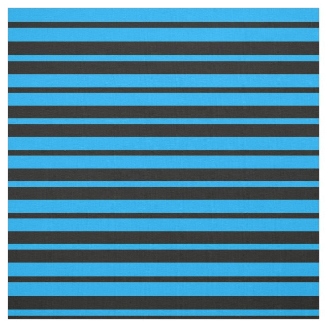 Tela Diseño del patrón de franjas azul negro (Retal)