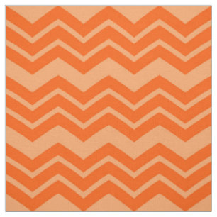 Tela Diseño del patrón de naranja Zigzag Chevron