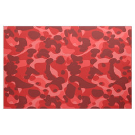 Tela Diseño elegante de Guay con diseño Camo Rojo brill