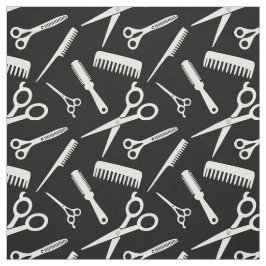 Tela Diseño estilista moderno en blanco negro