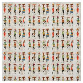 Tela Diseño femenino africano
