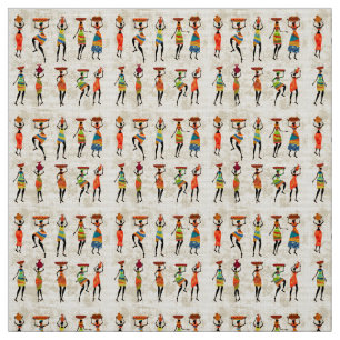 Tela Diseño femenino africano