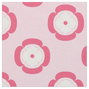 Tela Diseño floral de Deco rosa