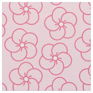 Tela Diseño floral de Deco rosa