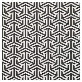 Tela diseño geométrico abstracto en blanco y negro