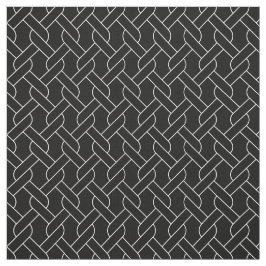 Tela diseño geométrico en blanco y negro de impresión m