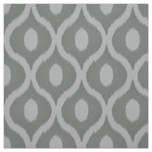Tela Diseño marroquí gris de ikat
